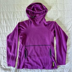 Melanzana Women’s Micro Grid Hoodie size small